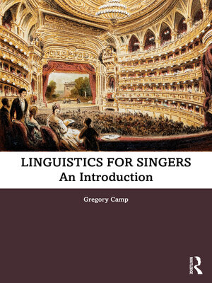 cover image of Linguistics for Singers